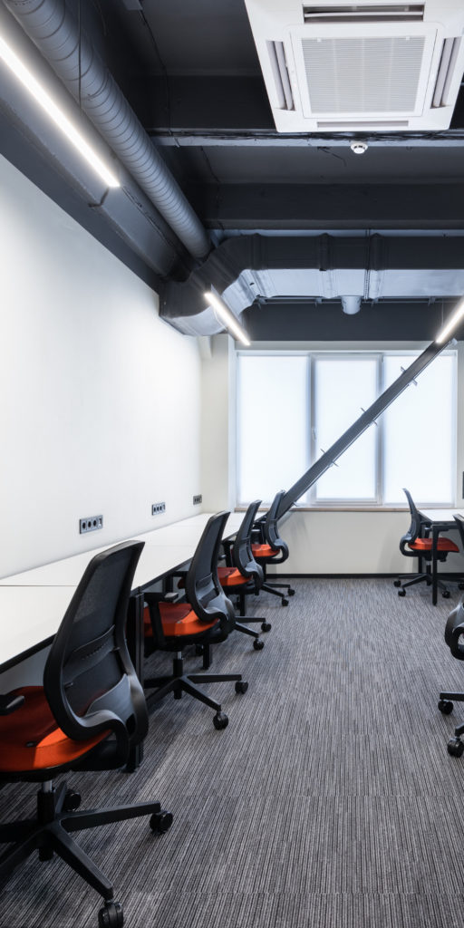 Desk spaces, free to book.