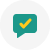 Checked conversation icon