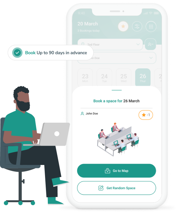 Making a booking on Ronspot